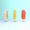 Push Bubble Fidget Silicone Bracelets Party Favor Toys Sensory Ring Decompression Keychain Puzzle Press Finger Stress Bracelet Wristband