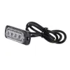 4LED STROBE OSTRZEŻENIE LIGHT GRILL Flashing Podział Alarm Auto