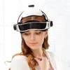 Electric Heating Neck Head Massage Helmet Air Pressure Vibration Therapy Massager Music Muscle Stimulator Health Care222