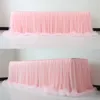 Table Skirt Organza Wedding For Baby Shower Party Birthday Tablecloth Decorative Tulle Tutu Skirt1