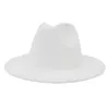 شعرت فيدورا القبعات الرجال المرأة قبعة النساء الرجال فيدورا السائبة امرأة رجل الجاز بنما قبعة أنثى ذكر قبعات الأزياء الإكسسوارات 442C3
