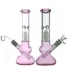 10,5 polegadas Beaker Beaker Bag ARM ÁRVORE PERC Filtro Dab Rigs Petróleo Reciclador Bongo Com O Downstem Bowl Peças e 14.4mm Masculino Banger Nail