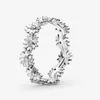 925 Sterling Silver Silver Ladies Love Ring Shiny Luxury Fashion Designer Jewelry Anniversary Gioielli di fidanzamento