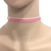 فاسق القوطية المخملية المختنق قلادة الوشم القلائد النساء chocker collares موهير كولير فام بيجو