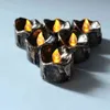 12st/Set Black LED Candle Halloween Light Unique Home Decor Decoration Party New Diy Halloween Decoration