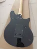 Factory Wholesale Left Handed Black Electric Guitar with Floyd Rose,Maple Fretboard