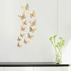 3D Hollow Butterfly Wall Stickers Home Decorations Festival Party Layout Paper Butterflies12PCSSet1380409