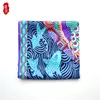 Chiński Klasyczny Niebieski Szalik Kobiety Peacock Piwonia Malowanie Szal Ręcznie Ozdoby Naturalne Jedwabiu 90 CM Square Scarves Bandana Lady Prezent