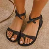 Sandals 2021 Women Womens Open Toe Thong Flip-flop Clip Flat Buckle Casual Beach Shoes Sandalias De Las Mujeres
