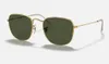 Mode-Sonnenbrille für Damen, Frank Square, Herren-Sonnenbrille, Sommer-Design, G15-Glas, UV-Schutz-Gläser, niedliche Brille, Damen-Mann-Brille mit roten Linien-Aufklebern