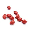 Other Natural Red Cinnabar Yuanbao Beads Buddhism Om Mani Padme Hum Mantra Loose Spacer For DIY Jewelry Making Bracelet