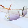 10% korting op luxe ontwerper Nieuwe heren- en dames zonnebril 20% korting op Fashion Mens Rimless Glasses Square Big Shades Holiday Decoratie Populaire brillen