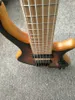 6 cuerdas Tabaco Sunburst Sunburst Neck-Thru-Body Electric Guitar Guitar con trastes inclinados, FreBoard de palisandro