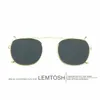 Clipes para óculos de titânio lemtosh hangparcel 444649mm personalizados em mais 50 lentes coloridas uv400 óculos de sol9099186