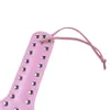 Sexy Pink Faux Leather Heart Hole Spanking Paddle Kask Akcesoria Sex Dorosłych, Flogger Produkty erotyczne dla par 281301013 P0816
