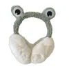 Beanie/Skull Caps Fleece oormuffen Kikker Earmuffs voor winter schattig dierenmeisje bont warmer earcap hoofdband 13md delm22