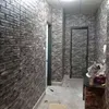 10 stks / pak 3D-baksteen zelfklevende muurstickers waterdicht schuimpaneel behang peel en stok slaapkamer achtergrond keuken decor y0805