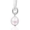 Memnon Jewelry 925 Sterling Silver Charm Freshwater Cultured Baroque Pearl Pendant Charms Beads Fit Original Bracelets Jewellery DIY Making 399427C01