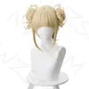 Gym Kläder Academia Cosplay Halloween Kostym Anime Hero Himiko Toga JK Uniform Sweater Coat Wig Kostymer