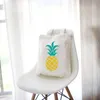 Bolso de sublimación en blanco 35 * 40 cm Bolso de mano de lona blanco DIY Bolsas de almacenamiento clásicas Mochila portátil al aire libre FY4196