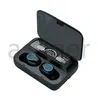 F9-47 TWS Bluetooth 5.1 Casque sans fil Écouteurs 9D Stéréo Sport Écouteur étanche Contrôle tactile Écouteurs affichage numérique avec emballage