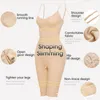 Kvinnors shapers Kvinnors bulifter Full Body Shaper Wear Backless Spaghetti Strap Bodysuit Shapewear Women Girdles for Fat Tummy Slimming