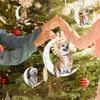 Weihnachten Dekorationen Nette Anime Auto Zubehör Hund Anhänger Auto Rückspiegel Geburtstag Geschenk Decoraction Acryl Ornamente Coche