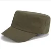 Mäns sommar enkla platta kepsar kepsar gsmb058 mode klassisk utomhus monokrom militär hatt boll keps