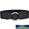 Fashion Women Elastic Stretch Wide Waist Belts Female Gold Circle Buckle Cummerbands for Dress Sweater Clothing Accessories Factory price expert design Quality