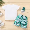 Baby / Toddler Dinosaur Tee och Shorts Set 210528