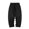 Heren Joggers Man Black Broek Katoen Comfortabel Casual Streetwear Losse Broek Japanse Trendy Sweatpants Y0927