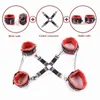 Nxy Adult Toys Thierry Advanced Deluxe Handcuffs Ankleuffs Soft Feel Bondage Restrain Sex Products Exclusively for Lover Games 1207
