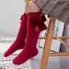 Mode Kinder Socken Mit Bögen Baby Mädchen Kniehohe Socken Baumwolle Weiche Kleinkinder Lange Socken Für Kinder Prinzessin Socke 1878 Z2