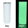 Twee Functies 20oz Sublimatie Tumbler Glow in the dark UV Kleur Verandering glans US magazijn241F