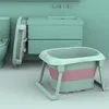 Miejsca do kąpieli Siedzenia Niemowlak Świece Dzieci Składane 0-10Y Wanna Wanna Wysokość 44 cm Izolacja siedzenia Baby Izolacja Non Slip Easy Storage Kid Widen wiadro