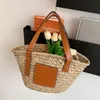 Evening Bags Weave Large Tote Bag 2021 Summer Quality Straw Women's Designer Handbag High Capacity Beach Travel Basket200a