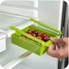 Organizacja przechowywania kuchni Slajd lodówka zamrażarka przestrzeń oszczędność stojak na półkę łazienkową szufladę szuflady lodówki