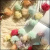 Ghirlande di fiori decorativi da giardino festivi 5 pezzi Piccolo bouquet di tarassaco Pianta da parete Simation Forniture per feste di nozze Decorazioni per la casa Artificia