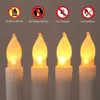 Flameless LED-ljus Flickrande Tea Light Battery Operated Wedding Party Decor