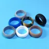 Wedding Rings 7 PCS Mens Classic Sports Silicone Ring Fashion Gym Engagement Couple Size 8 9 10 11 12 13 14 15 16