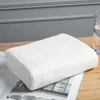 Maison Serviette En Coton pour Adultes Doux Gaufre Super Absorbant Salle De Bains Serviette De Douche Ensemble Solide Couleur Plaid Serviette De Soins Du Visage 210611