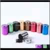 70Ml Airtight Smell Proof Container Aluminum Stash Metal Sealed Can Boxes R5Go6 Storage Bottles Vegqf