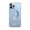 2021 Moon 1pcs TPU Soft Telefon Fodraler för Apple iPhone 13 12 11 Pro Max XS XR se 2 Multi Färg Matte Back Cover Silikon Välj bild i färger