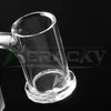 Beracky Two Style Full Weld Smoking Fasetowany Kwarcowy Banger Z Czapką I Rubinową Perłą 25mmOD Bezszwowe Diamentowe Dolne Gwoździe Do Szklanych Bong Wodnych Dab Rigs