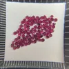 Meisidian AA 2mm semi-ädelstenar Natural Origin Afrika Red Ruby Gemstone Pris H1015