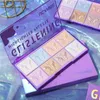 UCANBE Palette di evidenziatori scintillanti 8 colori Triple Bake Polvere intensamente pigmentata Setosità luccicante Glow Face Make Up Palette glitter