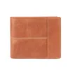 Wallets GENODERN Vintage Patchwork Wallet For Men Genuine Leather With Coin Purse Horizontal Male