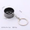 Auto Turbo Hub Zinc Alloy Keychain Wheel Rim bil nyckelring nyckel fob hjul däck styling bil nyckel kedja nyckelring för bil