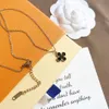 Luxurys fashion Necklace Designer necklaces high quality jewelry couple Pendant Gift versatile set 6 colors available9718543