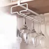 Küche Lagerung Organisation Wein Glas Rack Hängen Tasse Halter Bar Becher Stemware Racks Regal Kleiderbügel Eisen Organizer Werkzeug